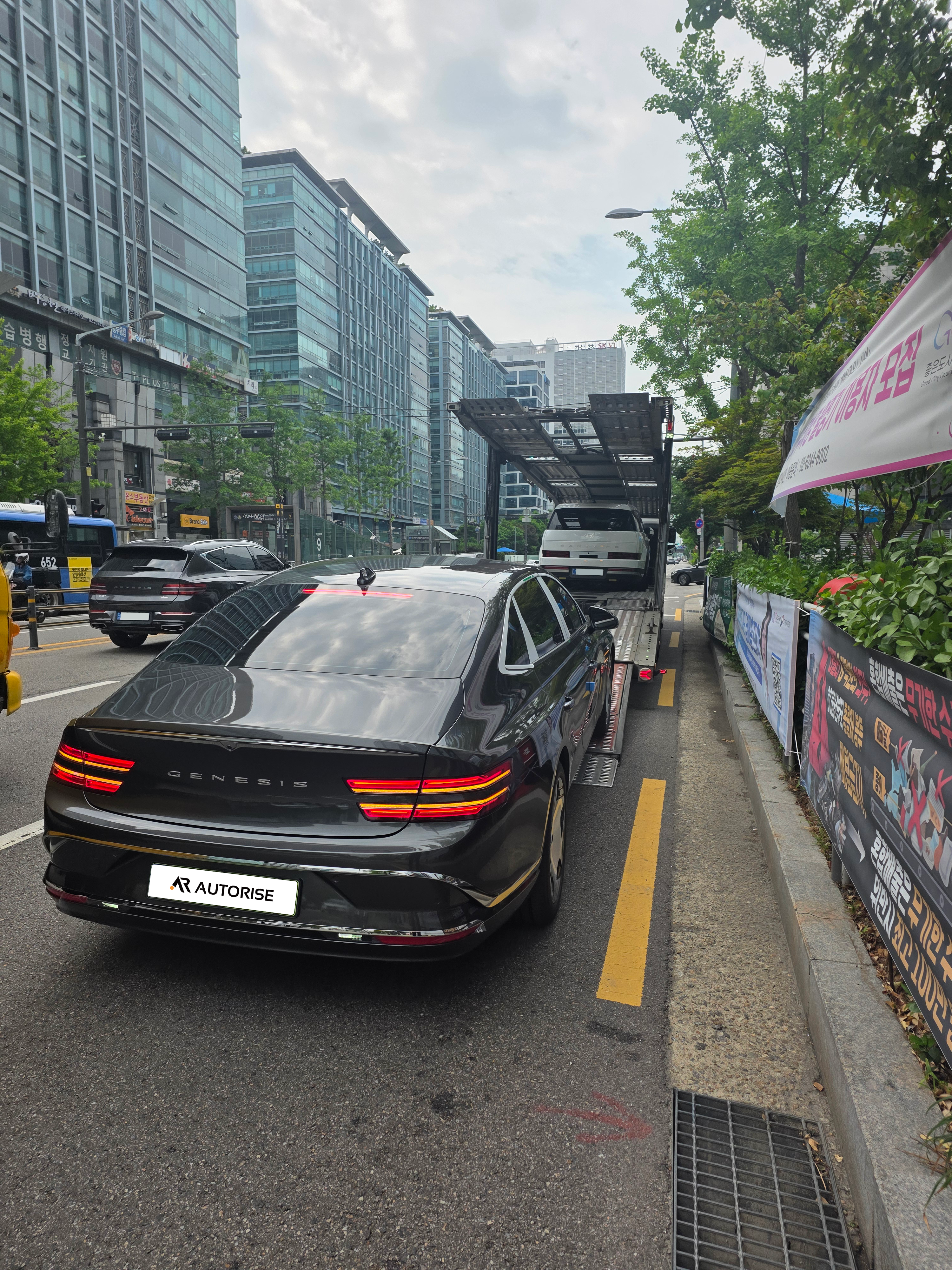 제네시스 G80 전동화 모델 후면
