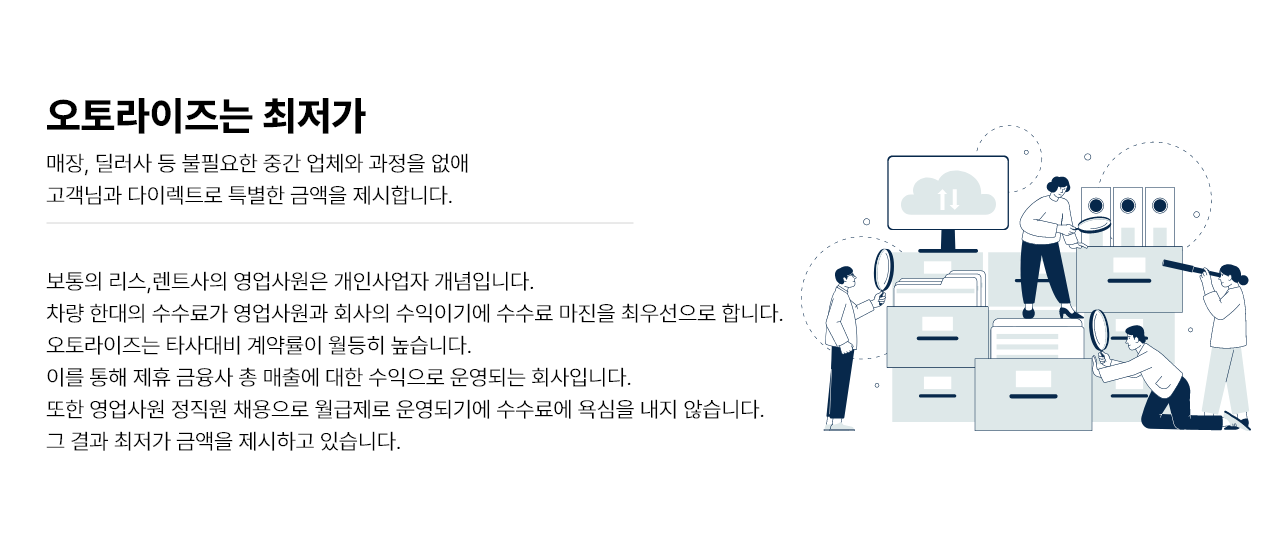 국내 21개 금융사 통합 비교 견적 서비스